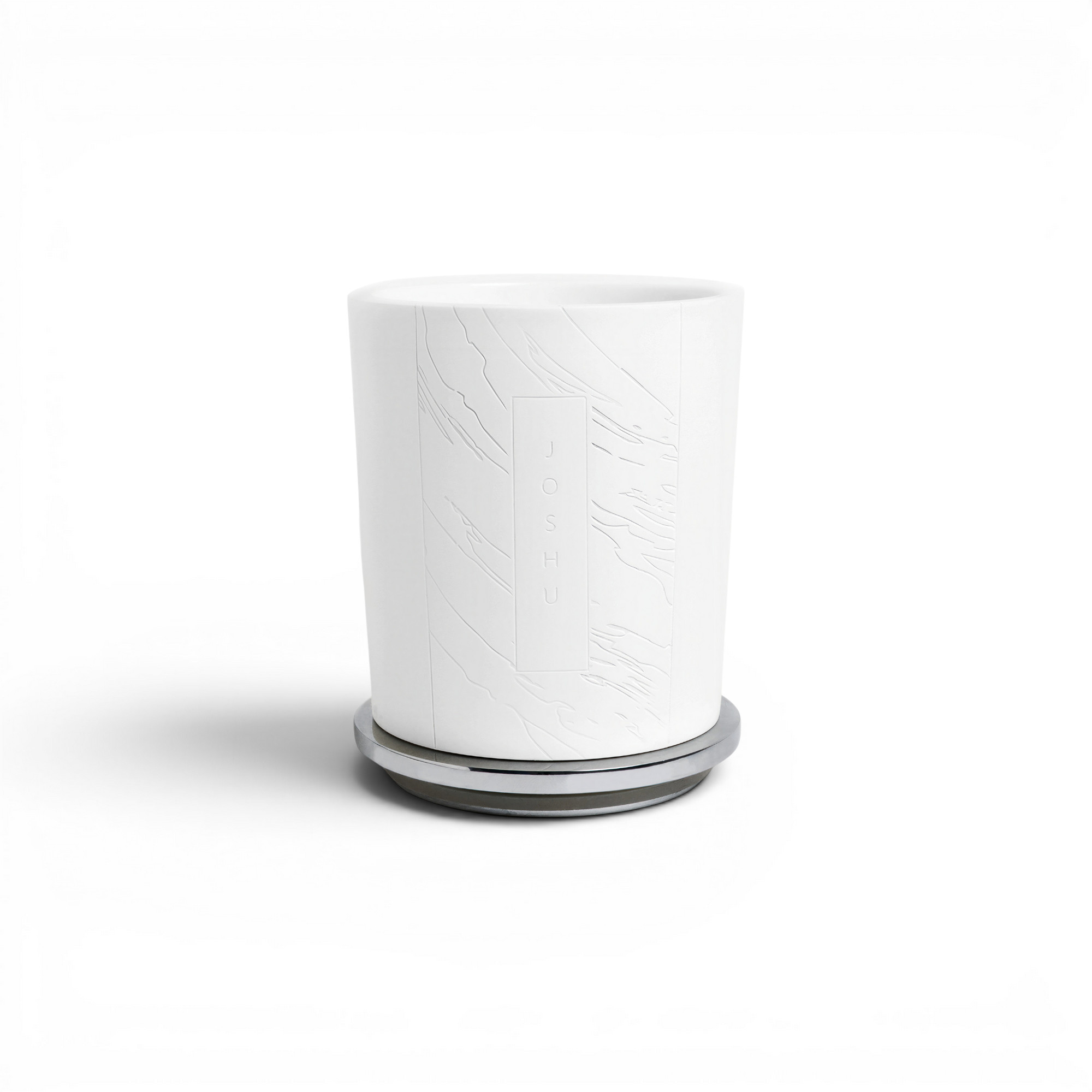JOSHU Candles Pair Scent, Steel, and Sound - Gessato